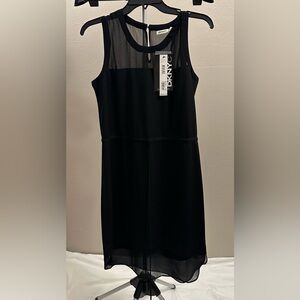 Chic Black DKNYC Midi Dress